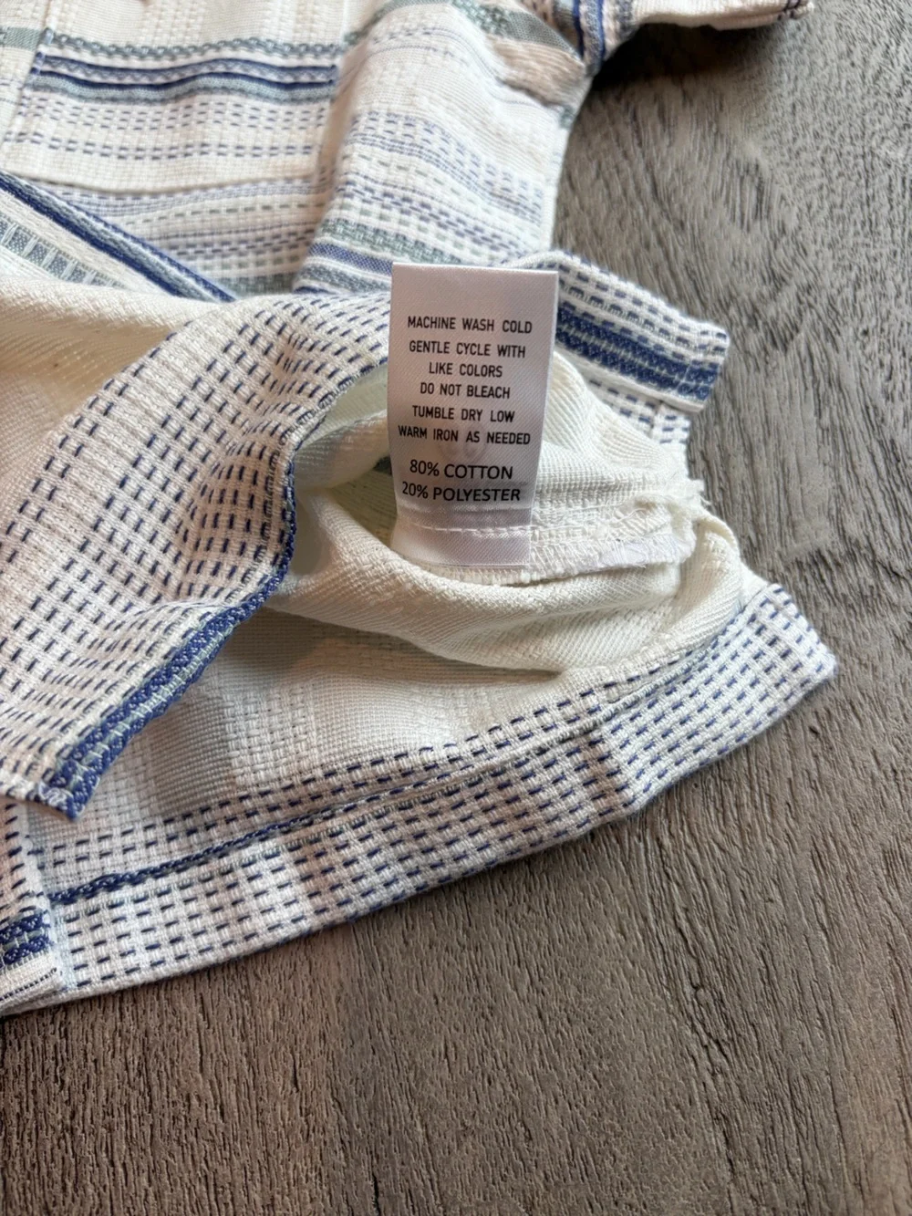 Sovereign Code Tour Textured Striped button up shirt boys size 3T NWT
